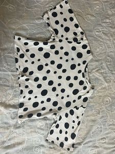 Oversized Polka Dot T Shirt