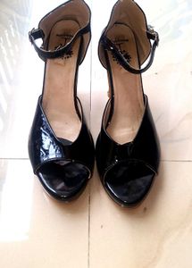 Black Ankle Strap Heels