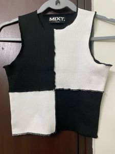 Patchwork Crop Top