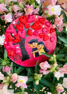 Handmade Lippan Customised For Couples
