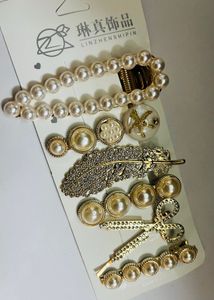 Embellish Pearl Hair Accessorie Set Of 6