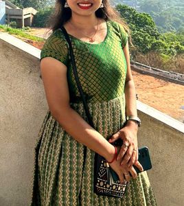 Long Ethnic Gown Full Flair