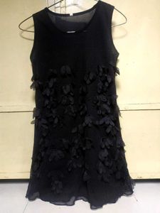 Black Floral Dress