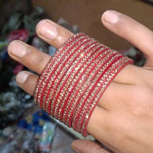 Red & Gold Bangle Set