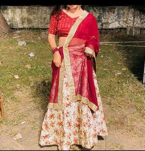 Floral Lehenga Choli Set 🌺🌸