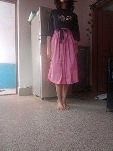 Black And Pink Dress