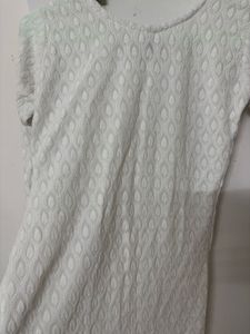white straight Kurti