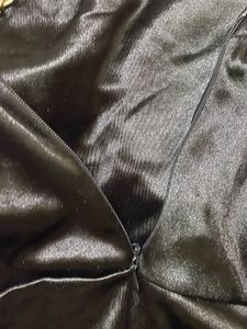 Elegant Black slit dress