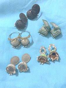 jhumka combo set