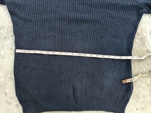 H&amp;M Navy Waffle Knit Sweater