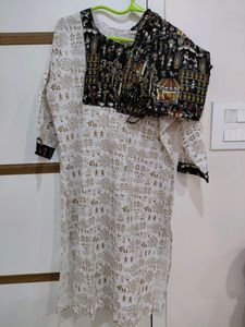 New Unused Cotton 2 Piece Kurti Set Size 44