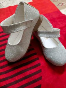 Sparkly Silver Toddler Shoes