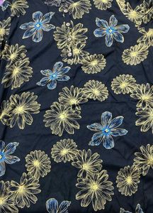 Black Cotton Kurta- 6XL