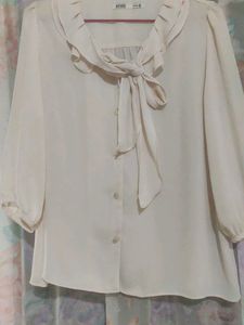 Elegant Cream Blouse