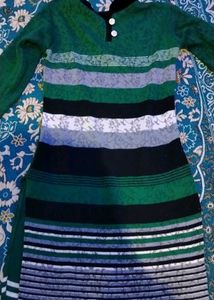 Stylish Green Kurta for winters