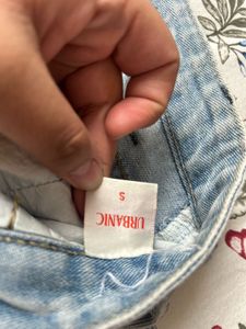 Ripped Light Wash Wide Leg Jeans