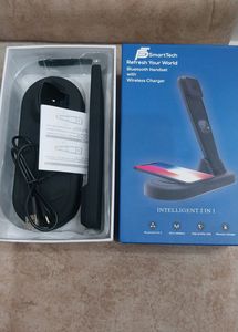 Smart Tech Wireless Charger With Bluetooth Handset