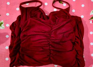 Bodycon Maroon Dress