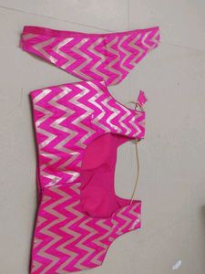 zig zag pattern readymade blouse