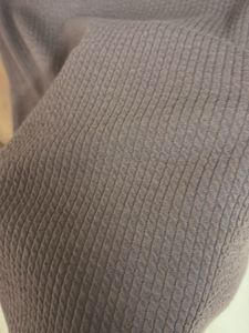 Brown Collared Knit Top