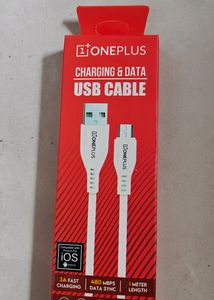One Plus Data Cable Original Type C Usb Cabl