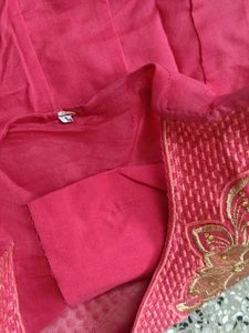 New Pink &amp; Brown Salwar Set