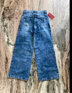 Denim Straight Leg Jeans