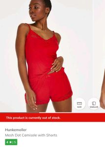 RED LACE PJ