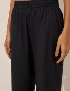 Black Ethnic Cotton Pants