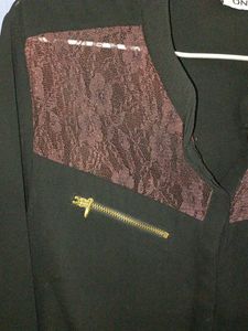ONLY Black Embellished Top