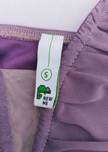 (Newme Purple Bodycon Mini Dress)