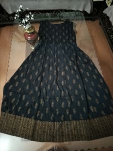 Black Umbrella Cut Kurti