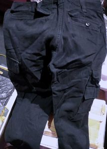 Black Premium Cargo Pant  Heavy Quality