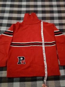 Boys' Red Knit Sweater