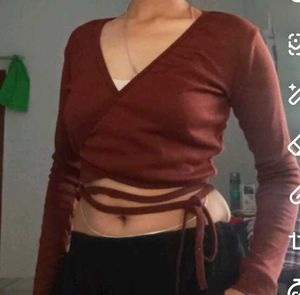 Wrapped Crop Top