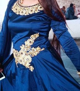 Elegant Blue Ethnic Gown