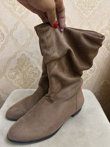 Brown Slouch Boots