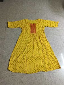 New Yellow Kurtis