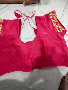 Only Blouse  Pink Colour Available
