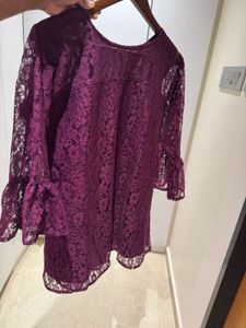 Elegant  purple top