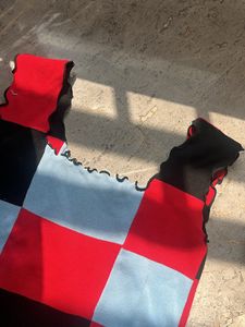 Patchwork Knit Tank Top