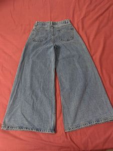 Wide Leg Denim Jeans