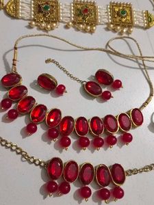 Red Chokar For Girls