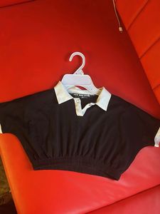 Crop Top with Collar For Baby
