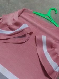 Color Block Tunic Top