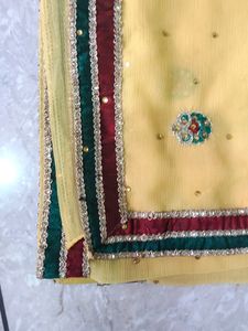 Beautiful Yellow Saree