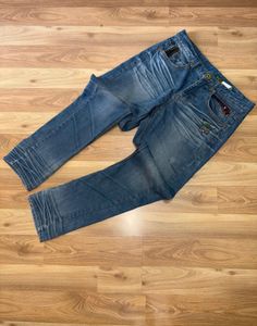 JEEP Embroidered Denim Jeans
