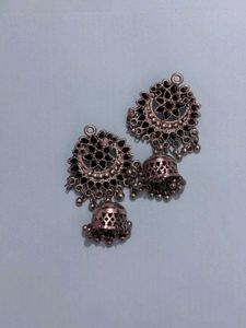 Oxidised Jhumka (Set Of 4)
