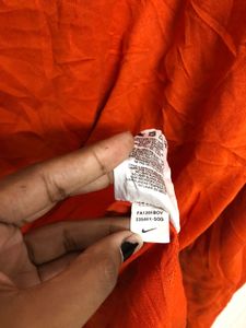 Nike Orange Long Sleeve T Shirt