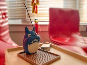 Totoro Incense Holder 3d printed